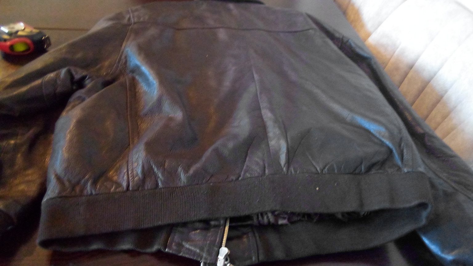 Rifle Siyah Deri Ceket bomber Classics — görsel 5/8