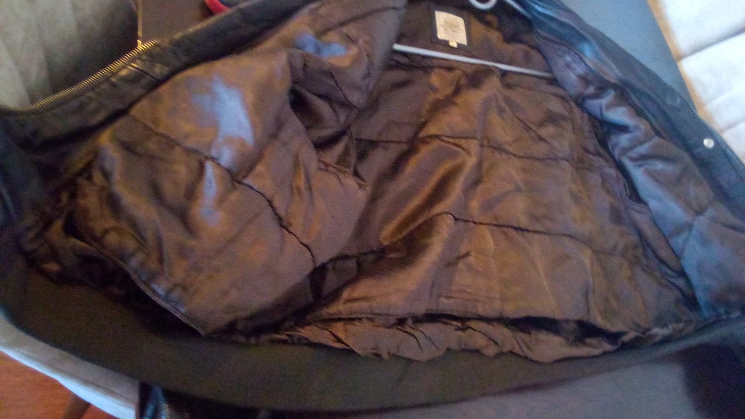 Rifle Siyah Deri Ceket bomber Classics — görsel 4/8