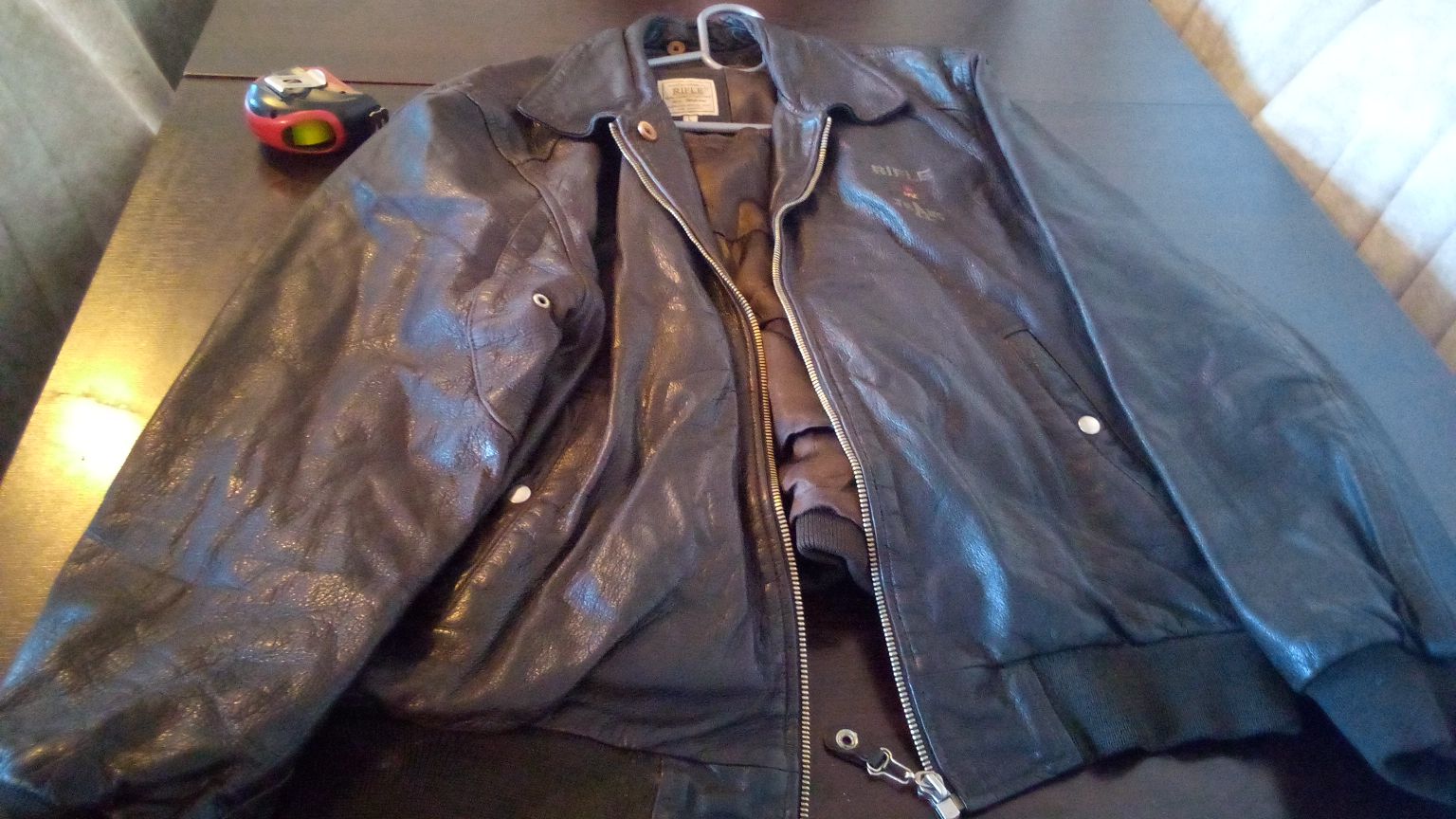 Rifle Siyah Deri Ceket bomber Classics — görsel 2/8
