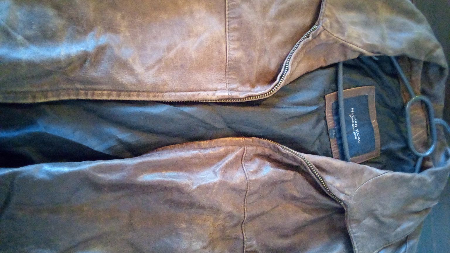 Rifle Siyah Deri Ceket bomber Classics — görsel 7/8