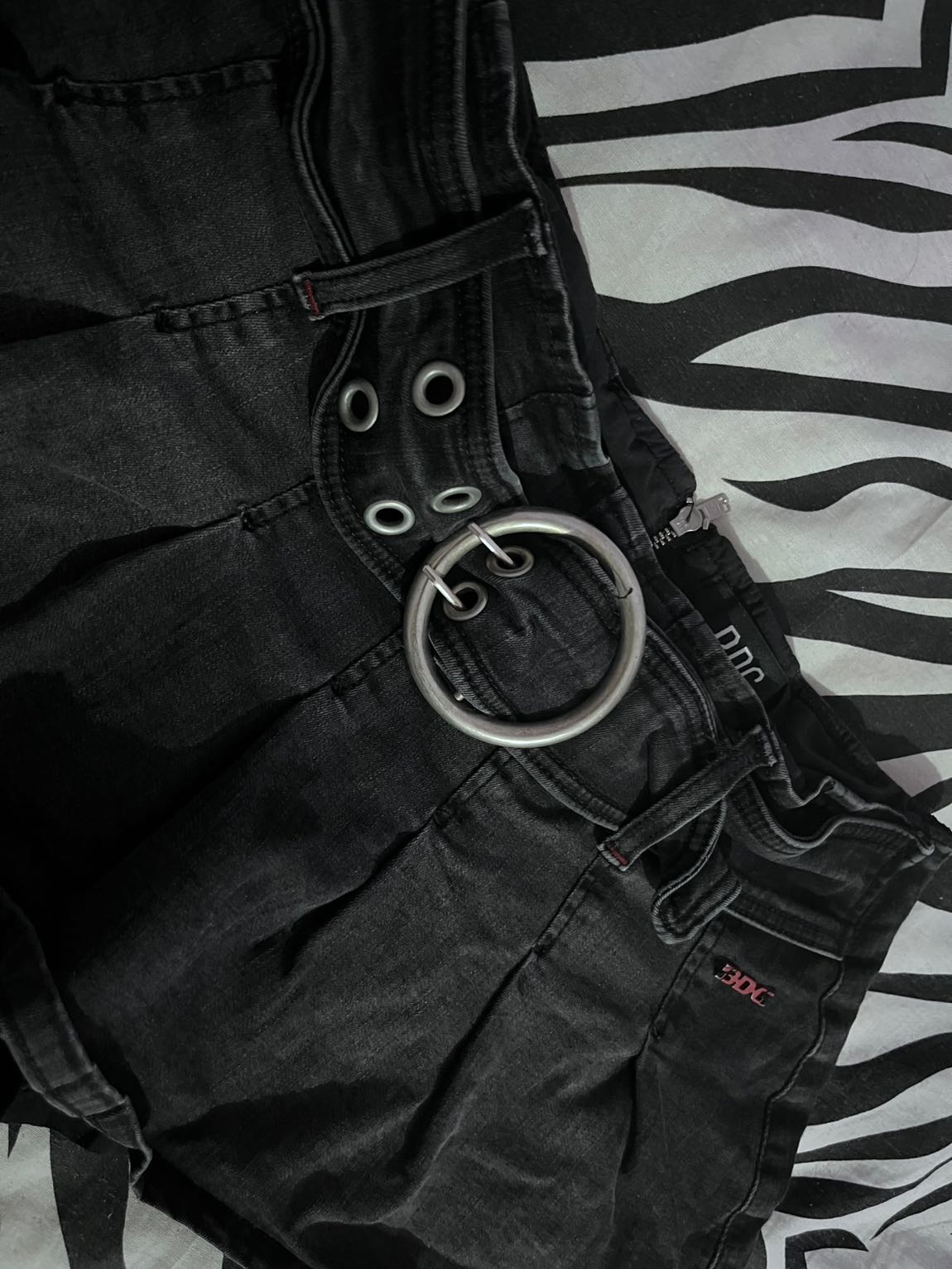 Urban Orjinal Vintage 00s Mini Kot Etek — görsel 6/6