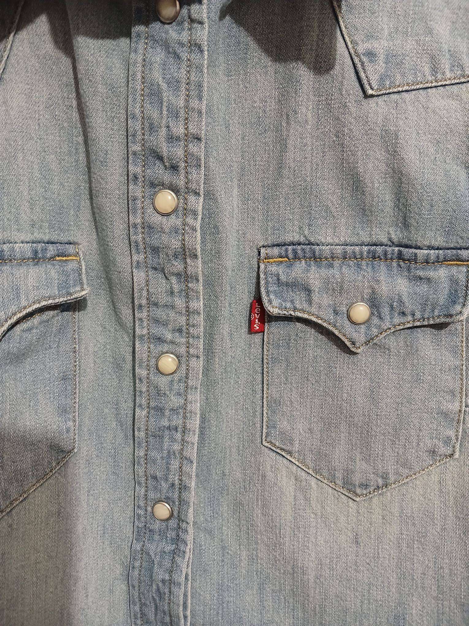 Levi's orijinal hatasız Kot Gömlek — görsel 3/6