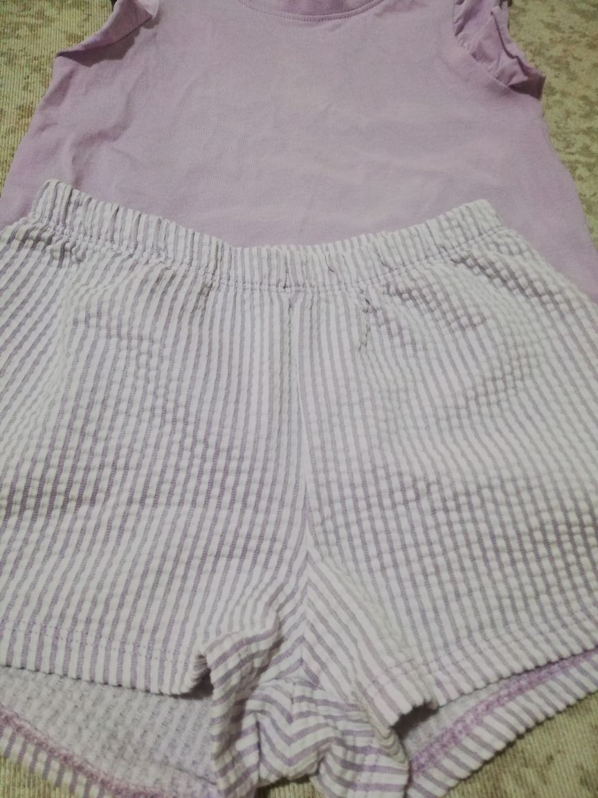 Lila T-Shirt ve Şort Seti — görsel 4/5