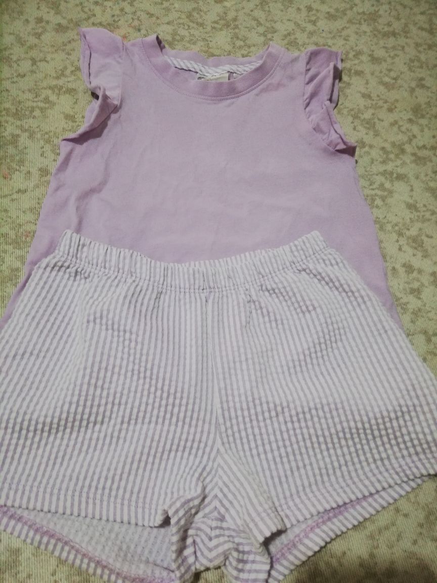 Lila T-Shirt ve Şort Seti — görsel 3/5