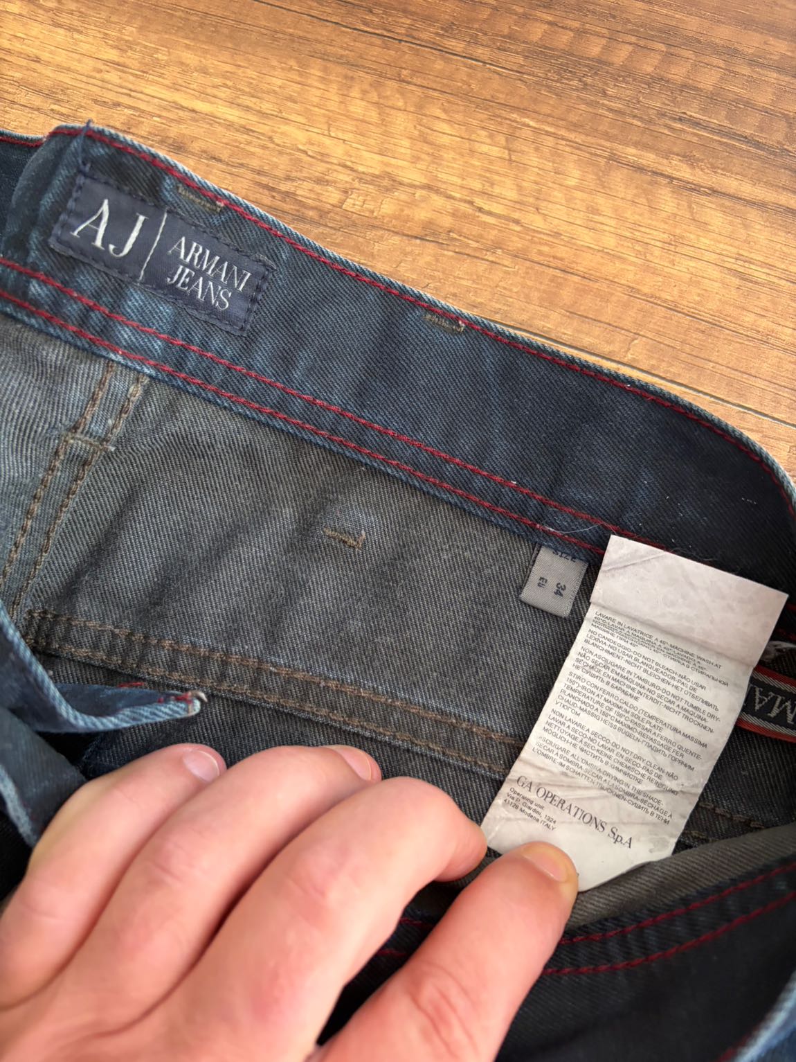 🇺🇸Armani Jeans Slim Fit Jean Pantolon — görsel 5/5