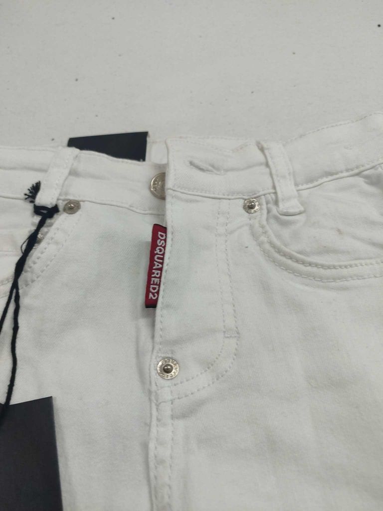 Dsquared2 Beyaz Jeans Pantolon çoçuk sıf — görsel 2/3
