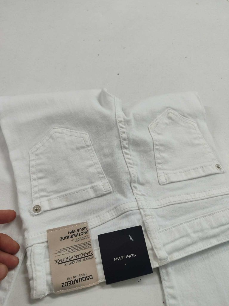 Dsquared2 Beyaz Jeans Pantolon çoçuk sıf — görsel 3/3