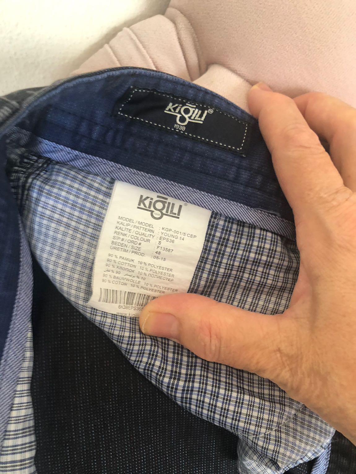 Kiğılı Siyah Slim Fit Pantolon 48 beden — görsel 4/5