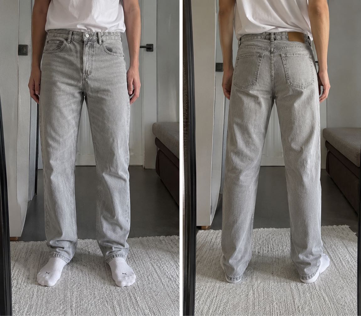 ZARA Gri Erkek Jean — görsel 2/5