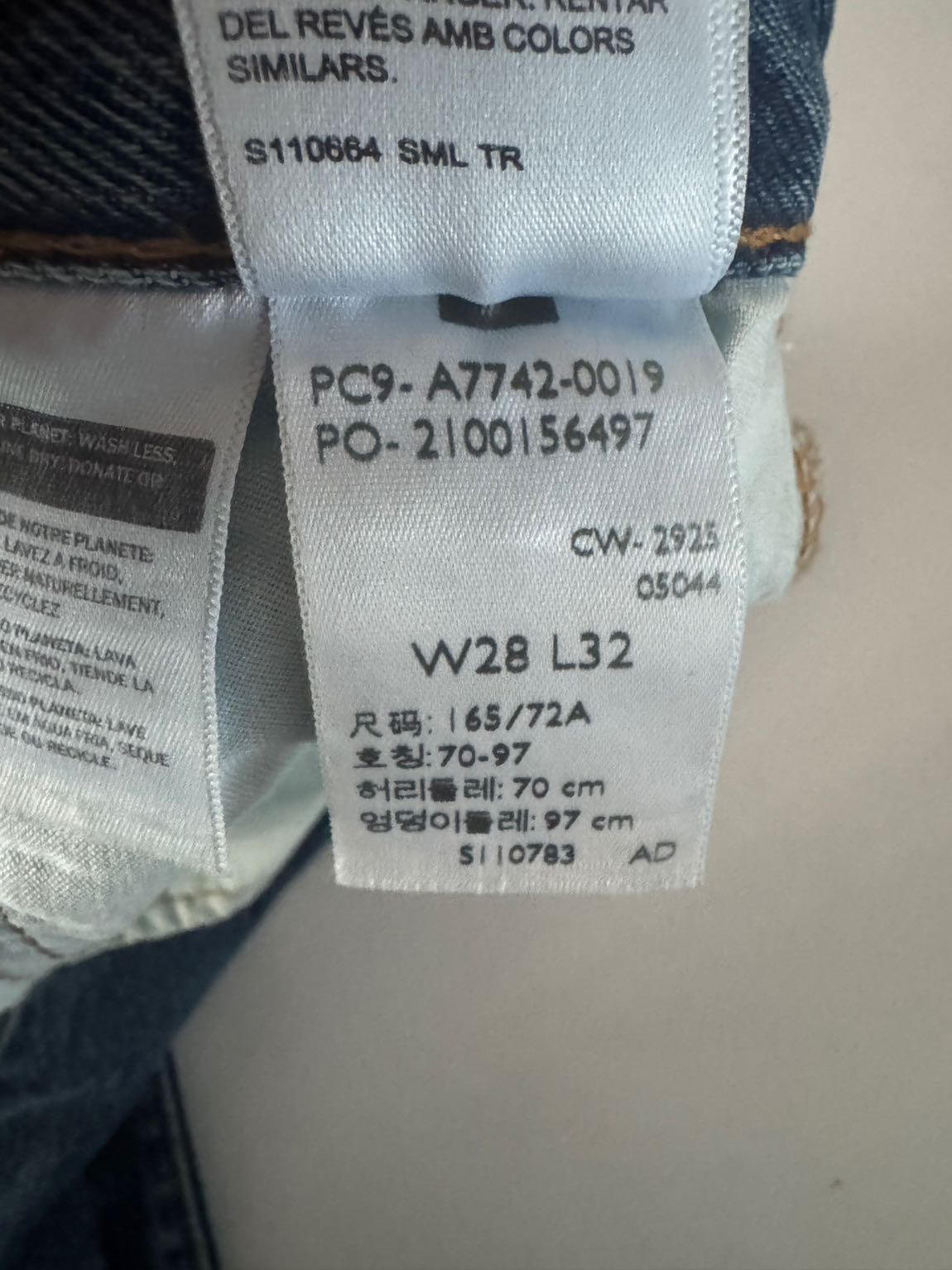 Levi’s 501 Original Fit Jean — görsel 10/10
