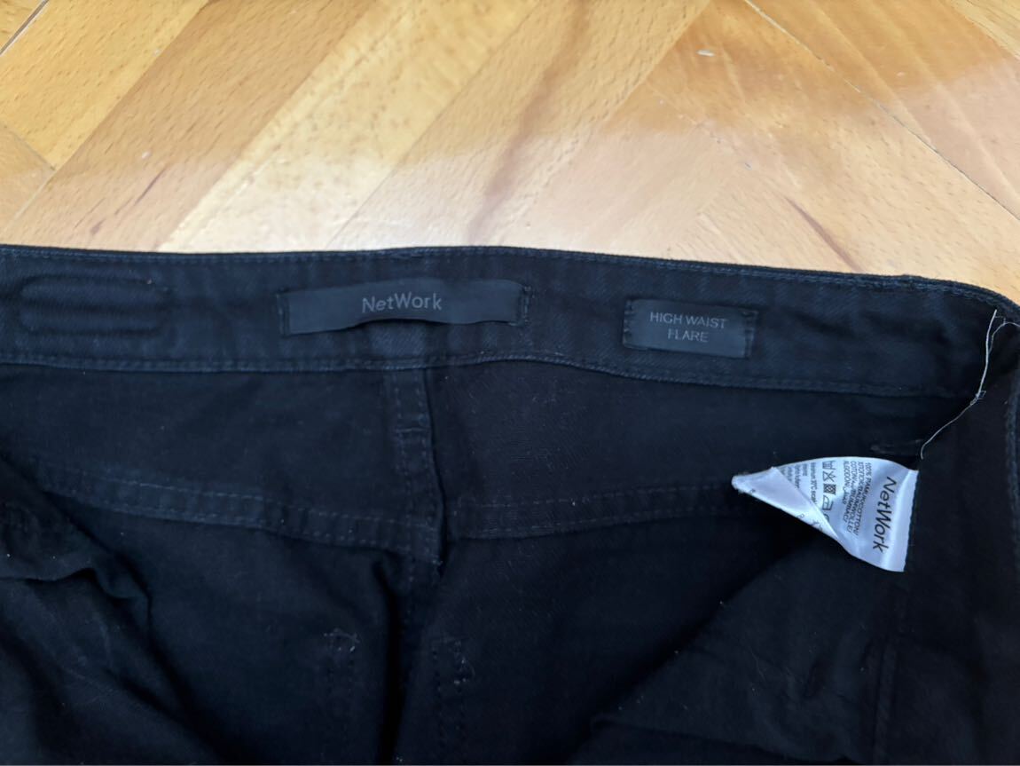 Network Siyah İspanyol Paça Pantalon — görsel 4/5