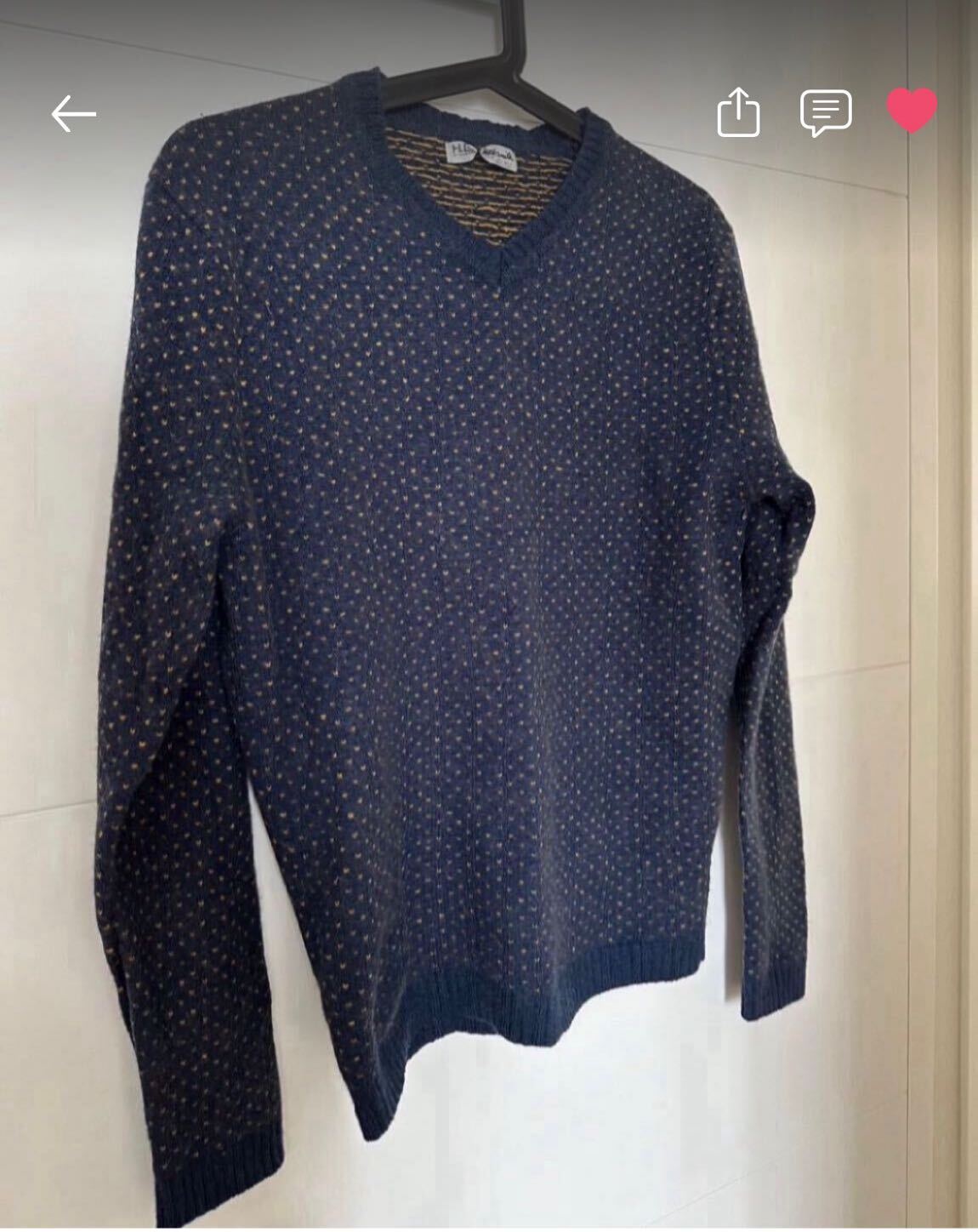 Mango Lacivert Desenli Kazak — görsel 4/4