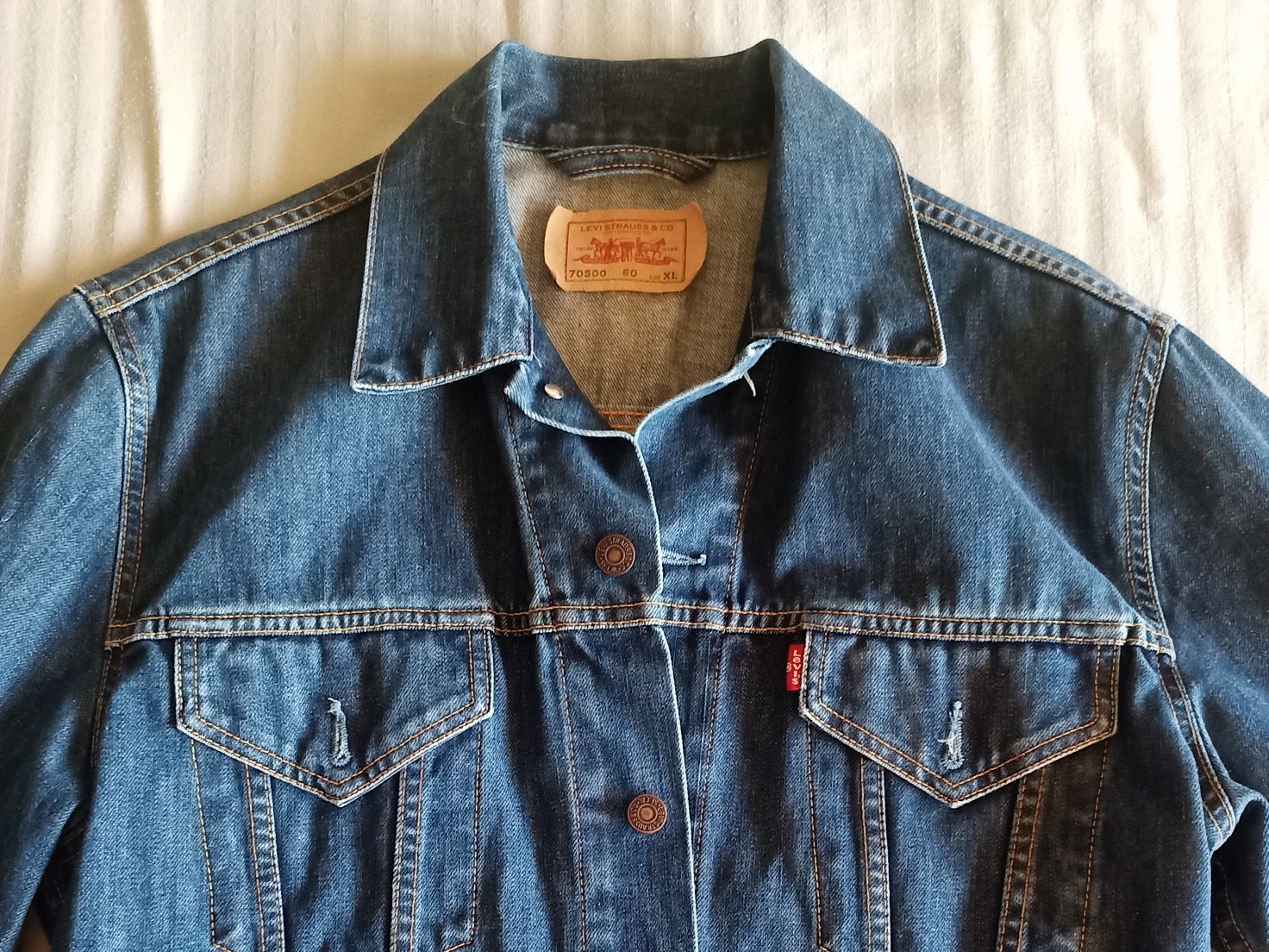Vintage Levi’s denim ceket — görsel 5/5