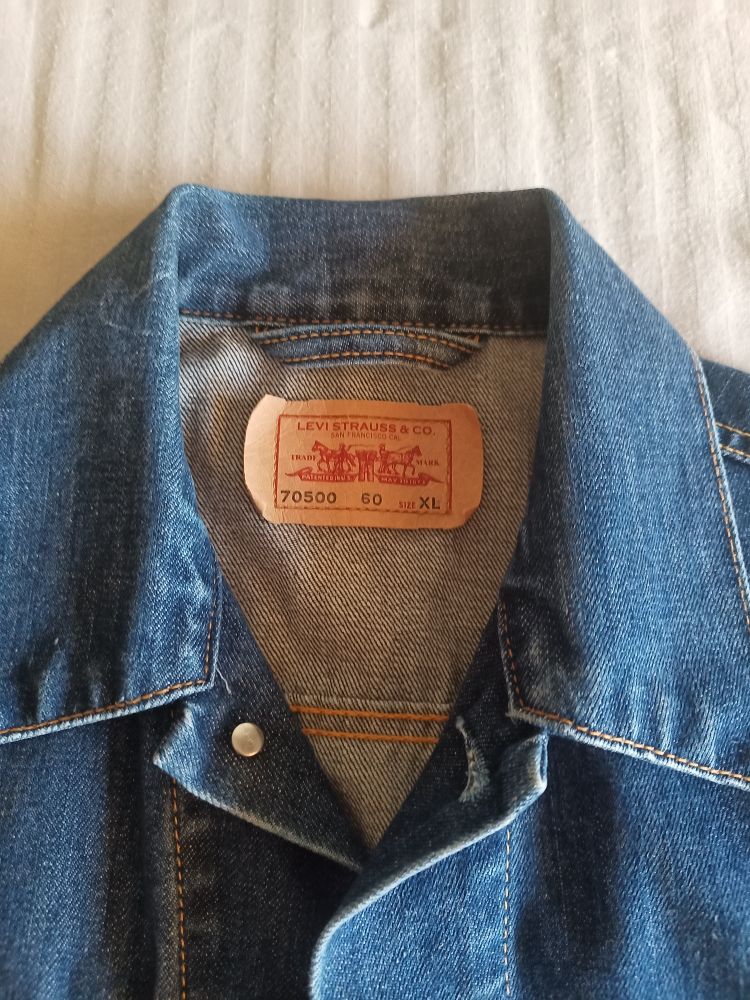 Vintage Levi’s denim ceket — görsel 3/5