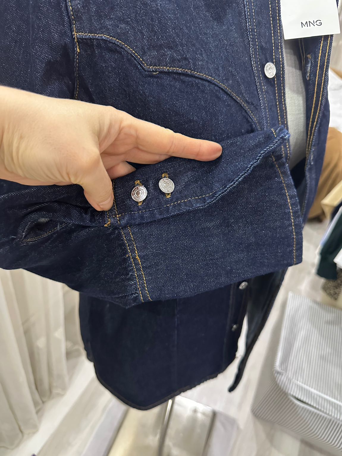 Mango jean gömlek/ceket — görsel 5/7