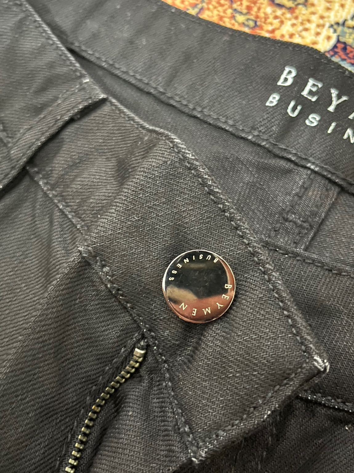 Beymen Business Erkek Siyah Kot Pantolon — görsel 7/8