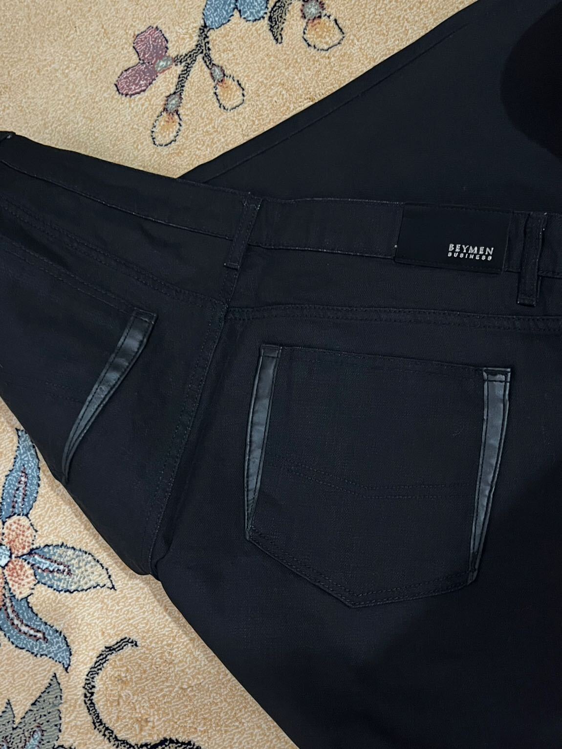 Beymen Business Erkek Siyah Kot Pantolon — görsel 8/8