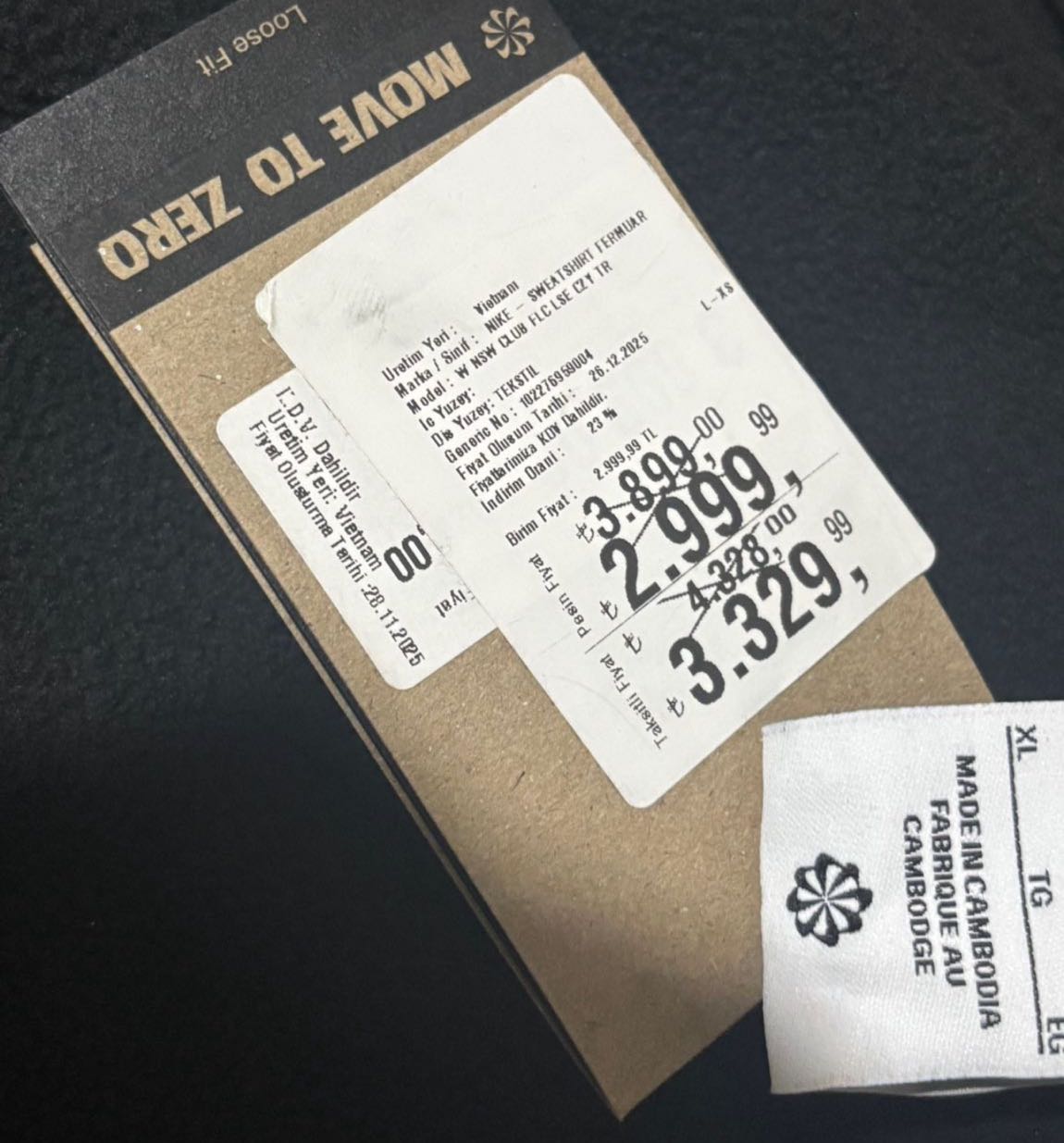 Nike Club Fleece Polar Ceket — görsel 7/8