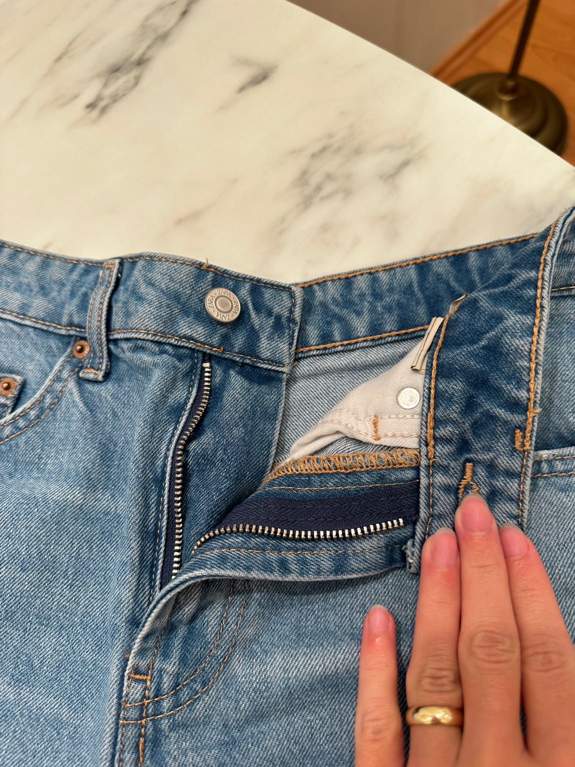 Zara Denim şort kot Şort — görsel 8/10