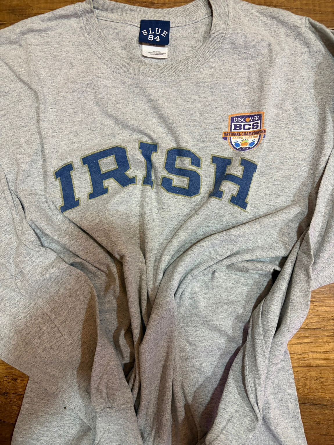 🇺🇸Gri Irish Tişört — görsel 2/4