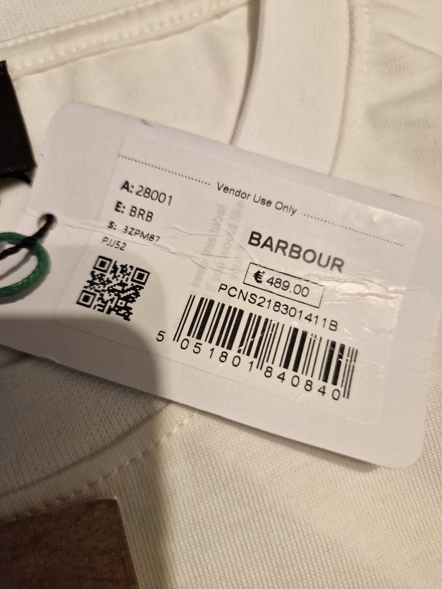 Barbour Tshirt ( Small ) — görsel 7/8
