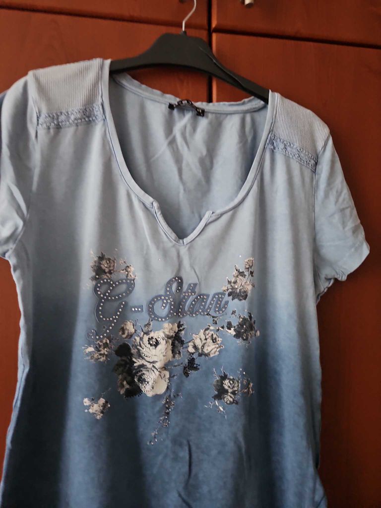 G-star Raw Mavi Desenli Tişört — görsel 2/6