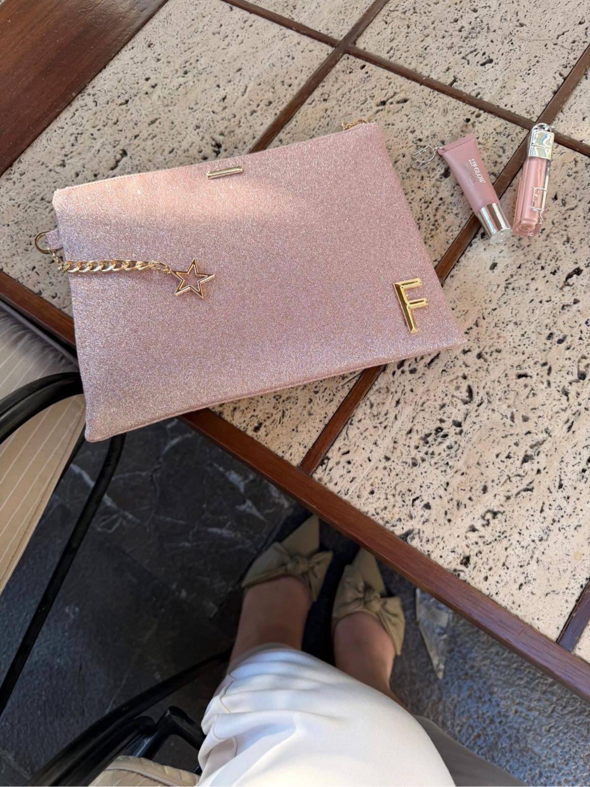 PEMBE TABLET ÇANTASI CLUTCH — görsel 3/3