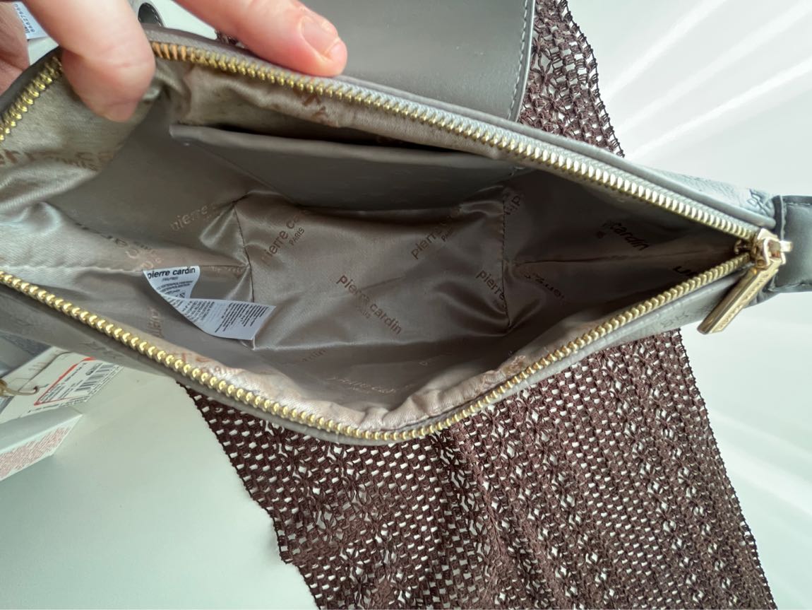 Pierre Cardin Gri El Çantası — görsel 4/6
