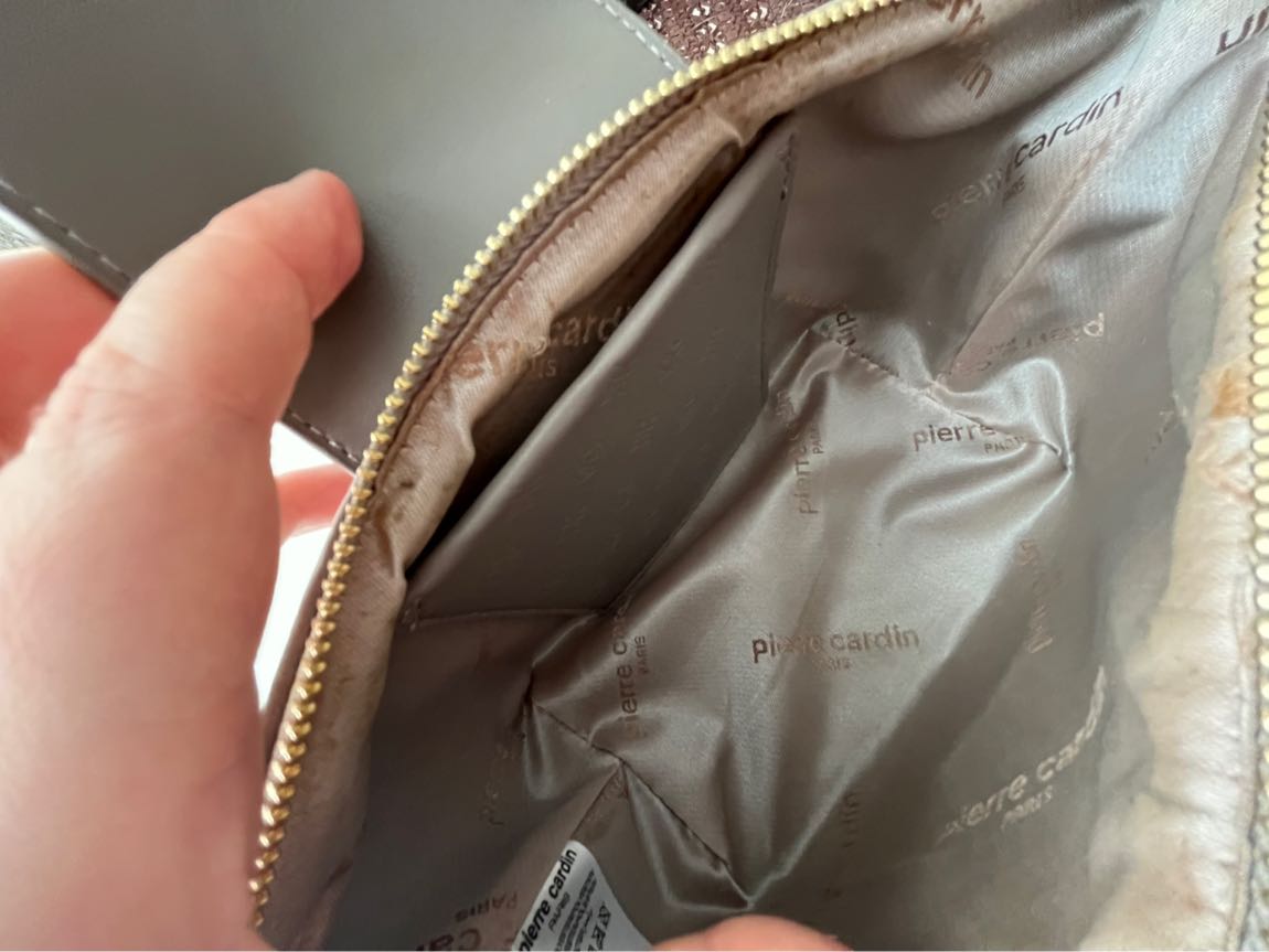 Pierre Cardin Gri El Çantası — görsel 3/6