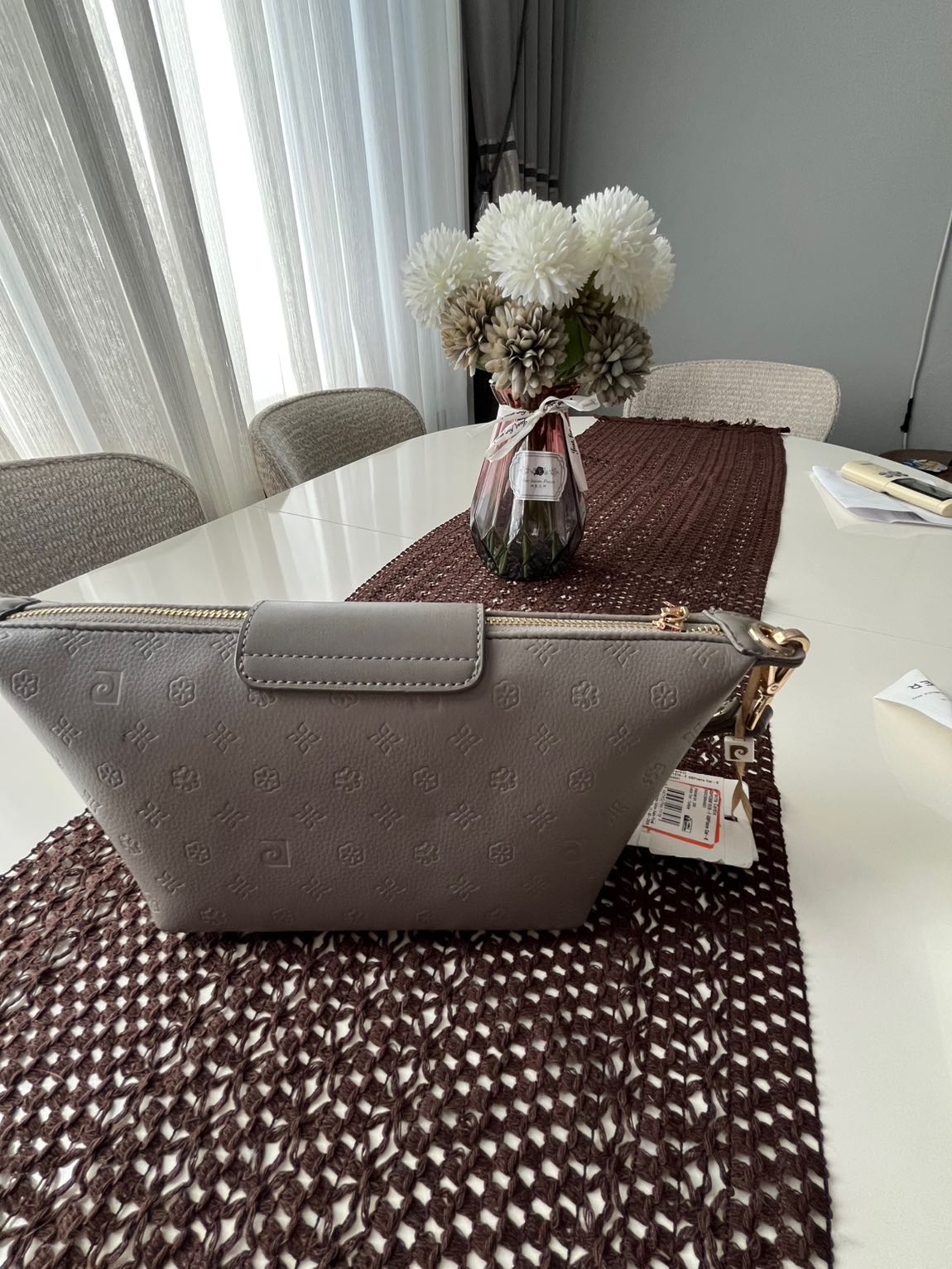 Pierre Cardin Gri El Çantası — görsel 2/6