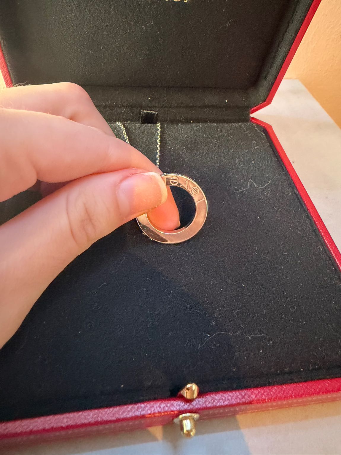Cartier Love Kolye Beyaz Altın Orjinal — görsel 4/7