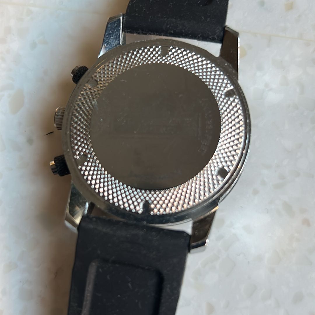 Burberry markaSiyah Spor Kronograf Saat — görsel 4/6