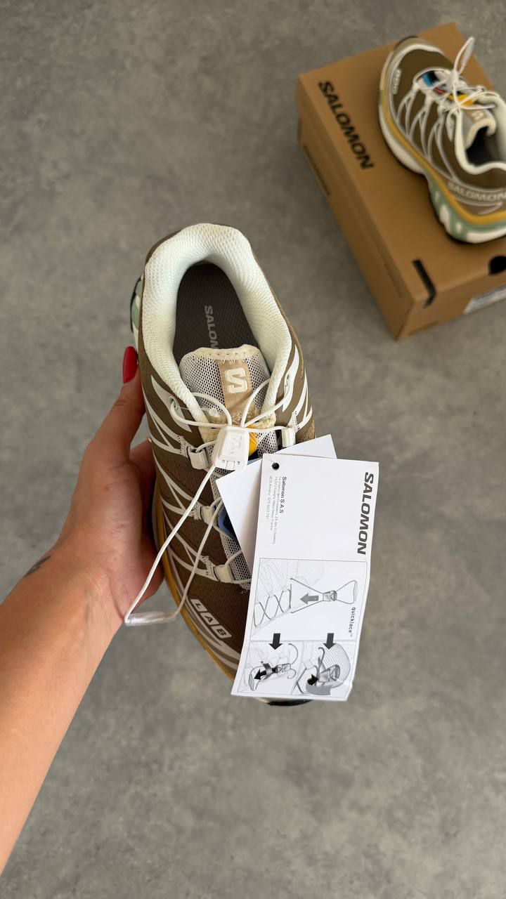 Salomon XT-6 Unisex Sneaker "Coyote Brow — görsel 2/6