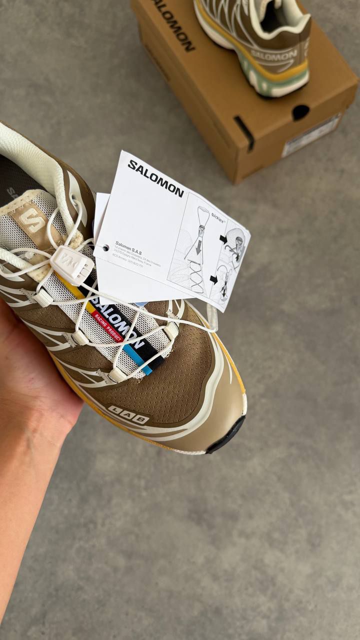 Salomon XT-6 Unisex Sneaker "Coyote Brow — görsel 6/6