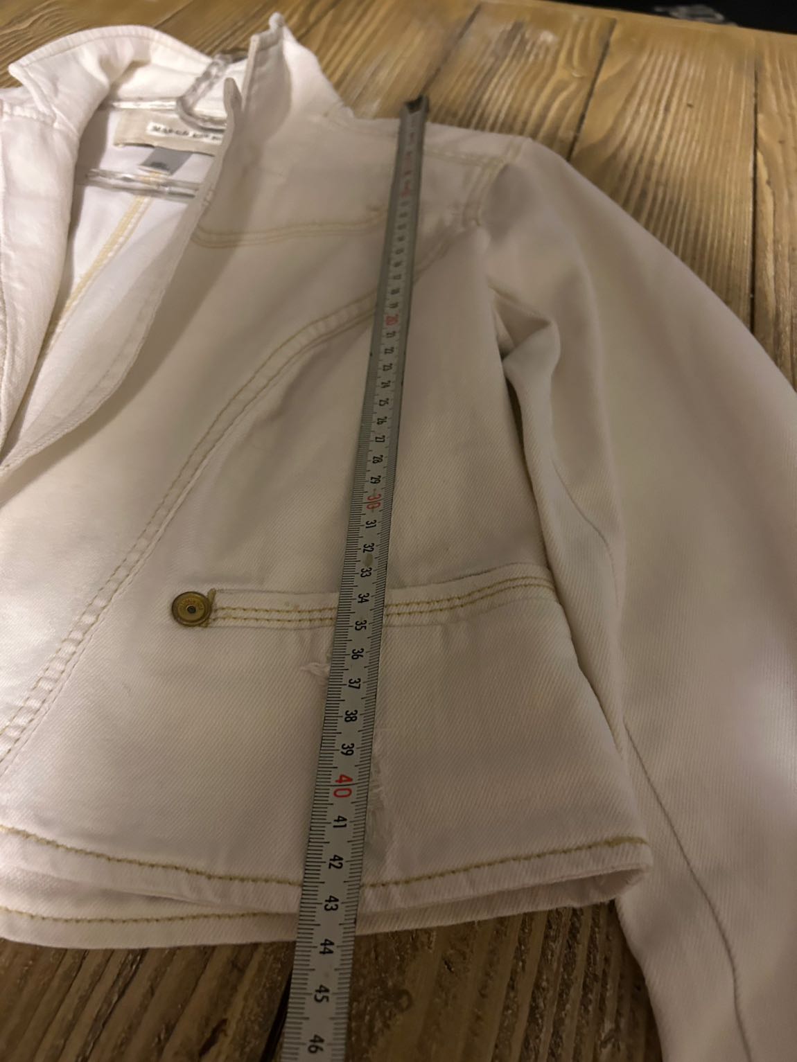 Mango Krem Blazer Ceket — görsel 11/14