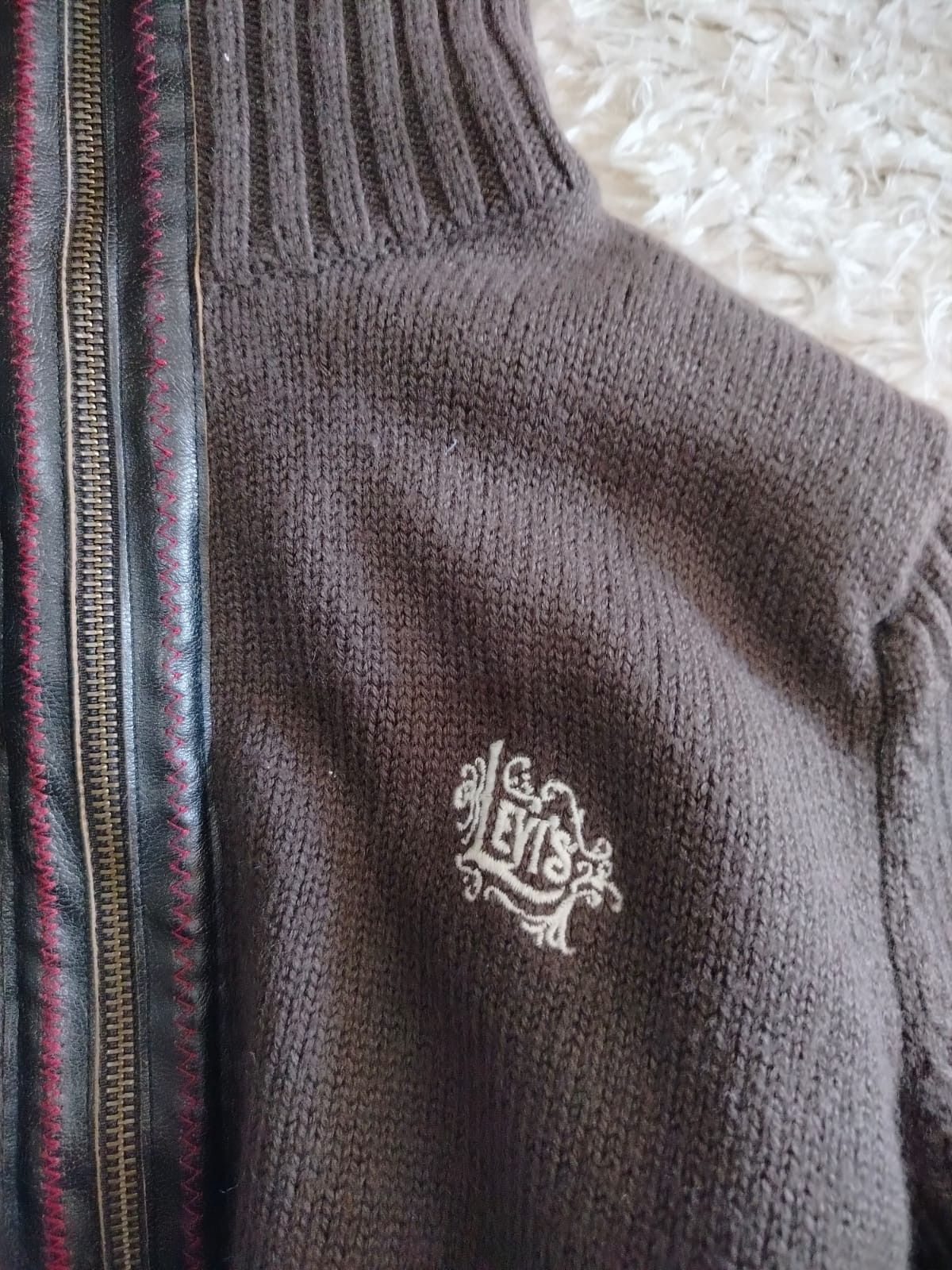 Fur Levi's Dik Yaka Bella Swan Y2K Ceket — görsel 4/10