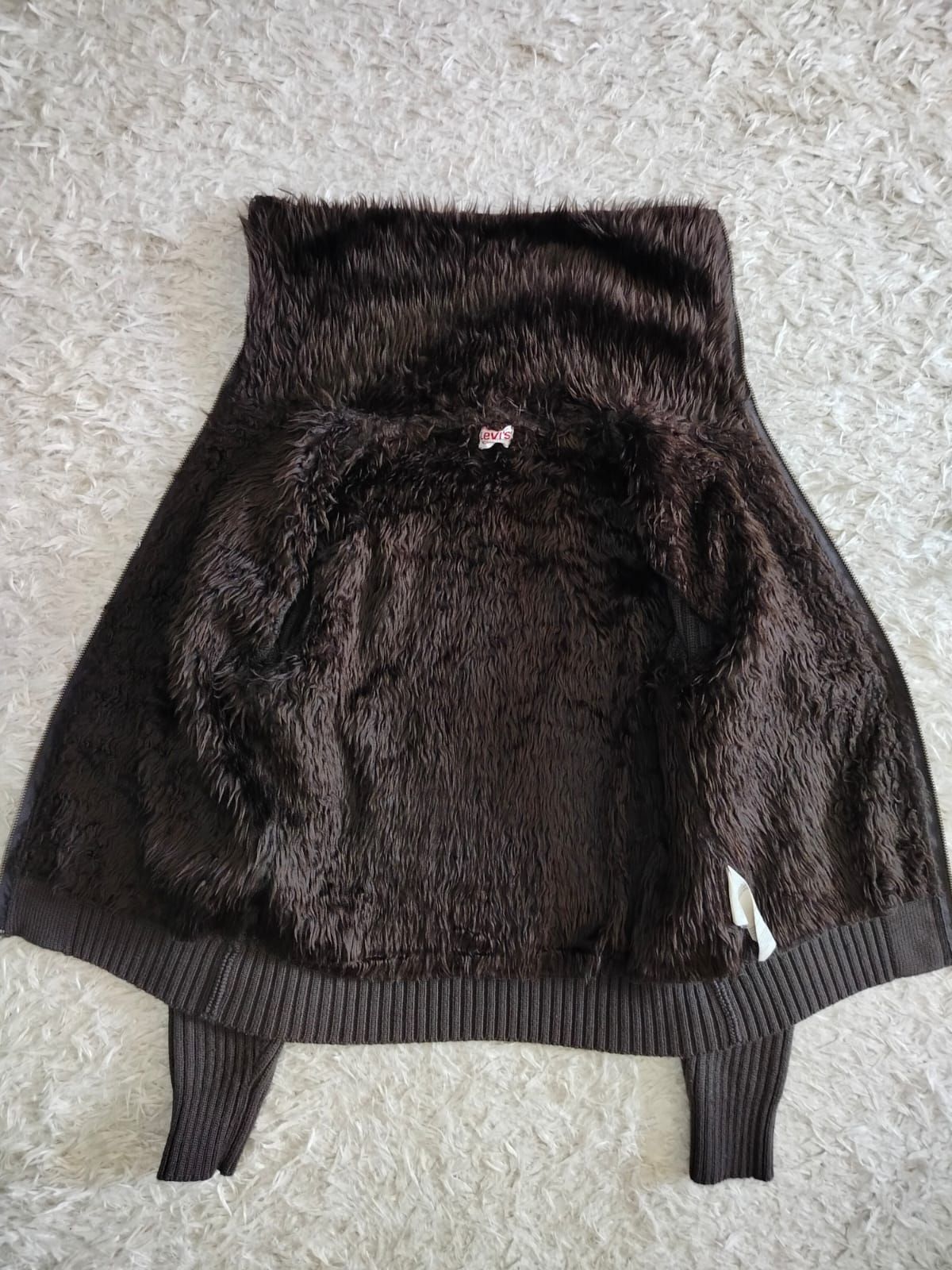 Fur Levi's Dik Yaka Bella Swan Y2K Ceket — görsel 2/10