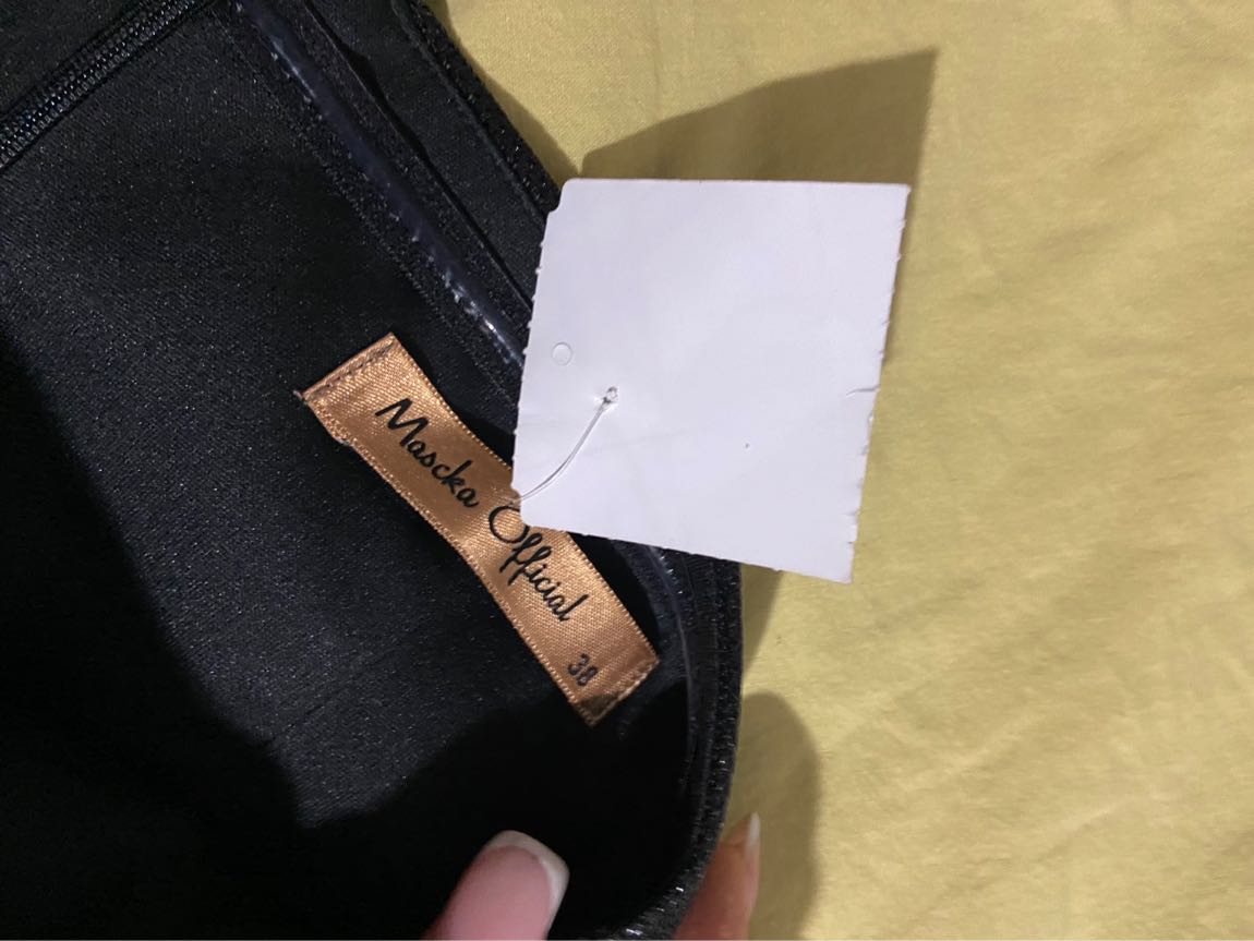 ZARA Siyah Yırtmaçlı Abiye Elbise — görsel 2/4