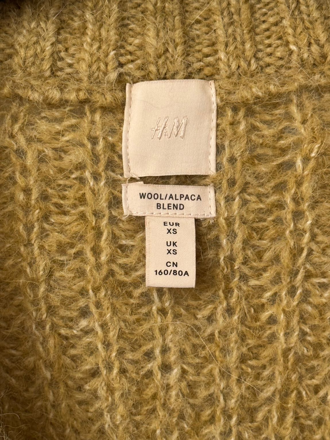 H&m alpaca yün karışımlı hırka — görsel 3/5
