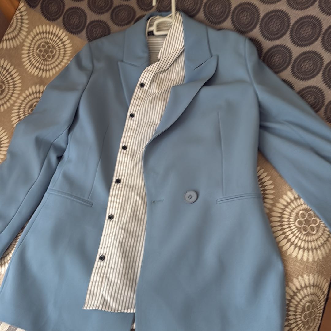Mavi Blazer Ceket ve Gömlek Seti — görsel 6/6