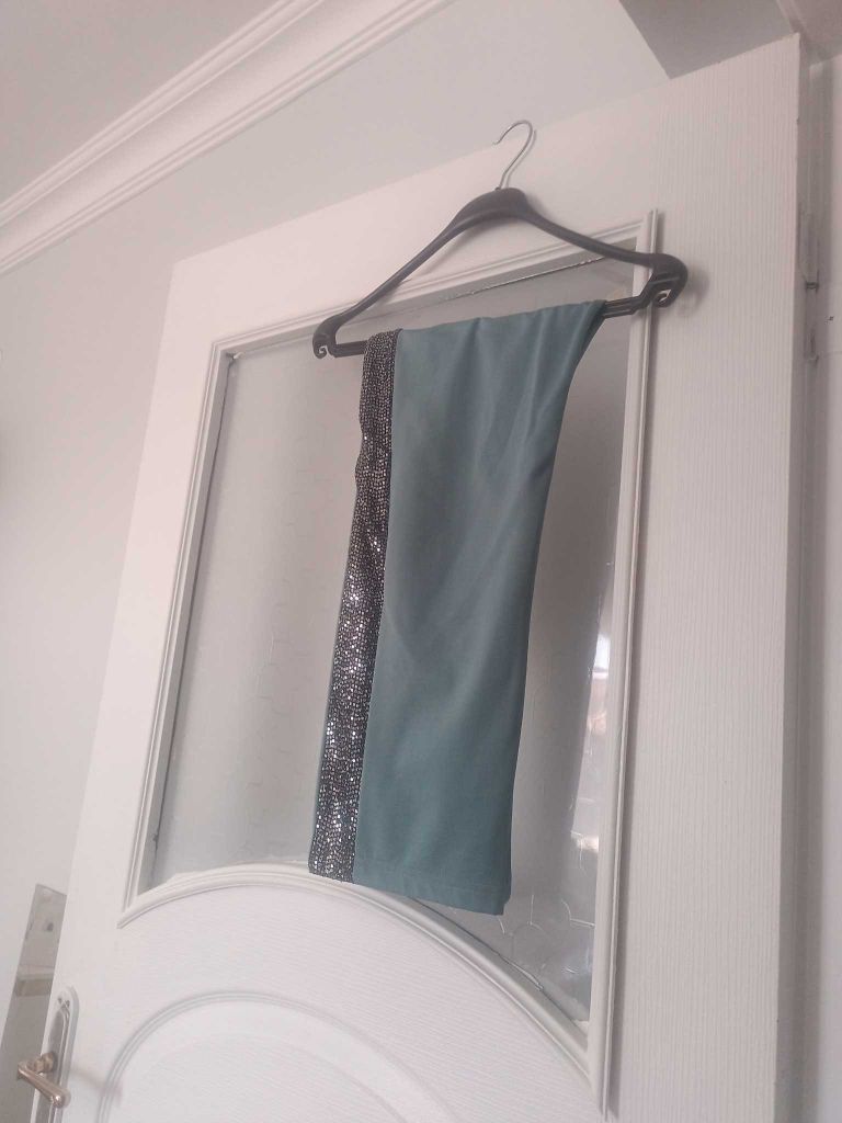 Mavi Payetli Detaylı Tunik — görsel 9/10