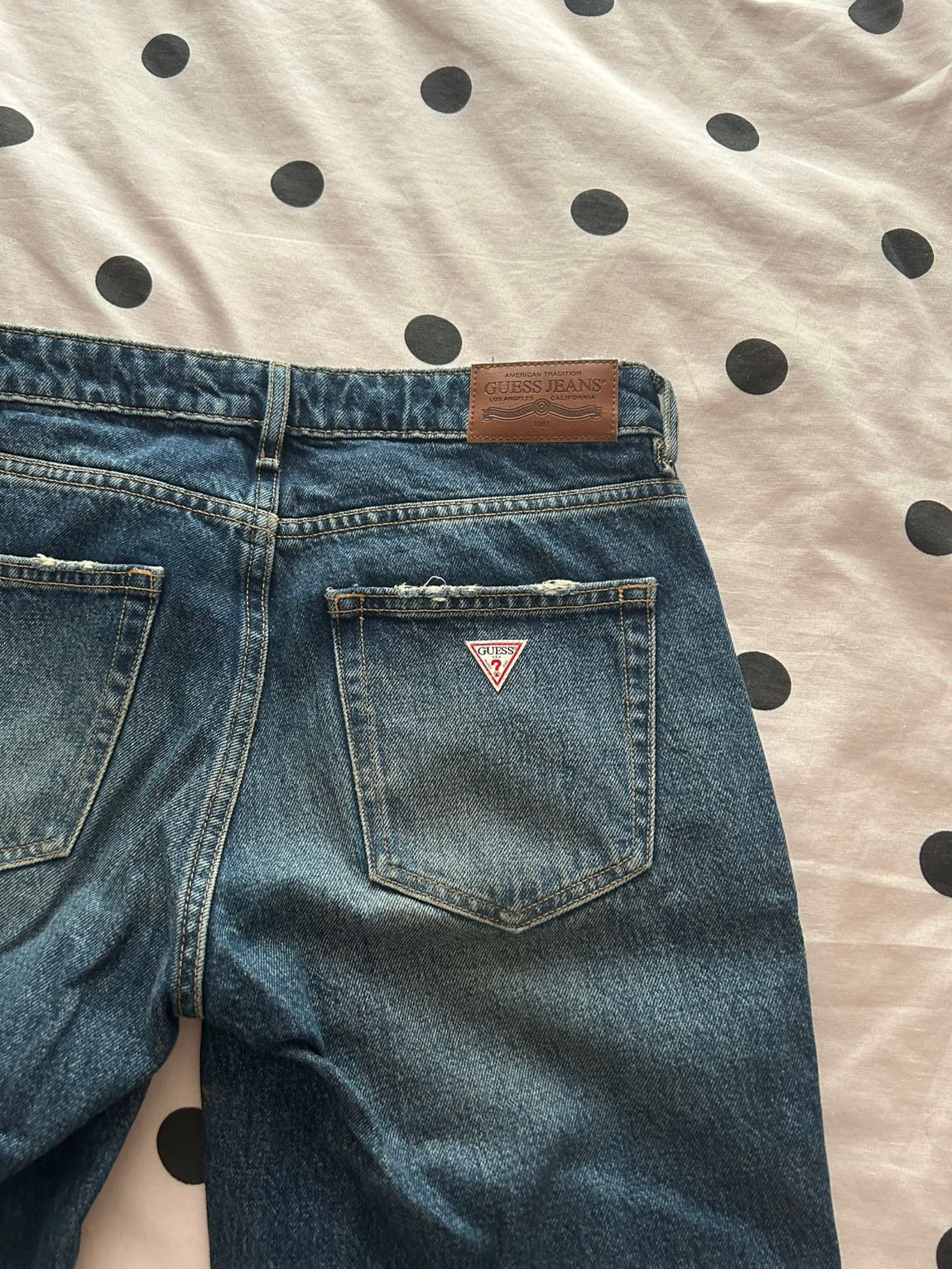 Guess Jeans Mavi Straight Jean — görsel 6/6