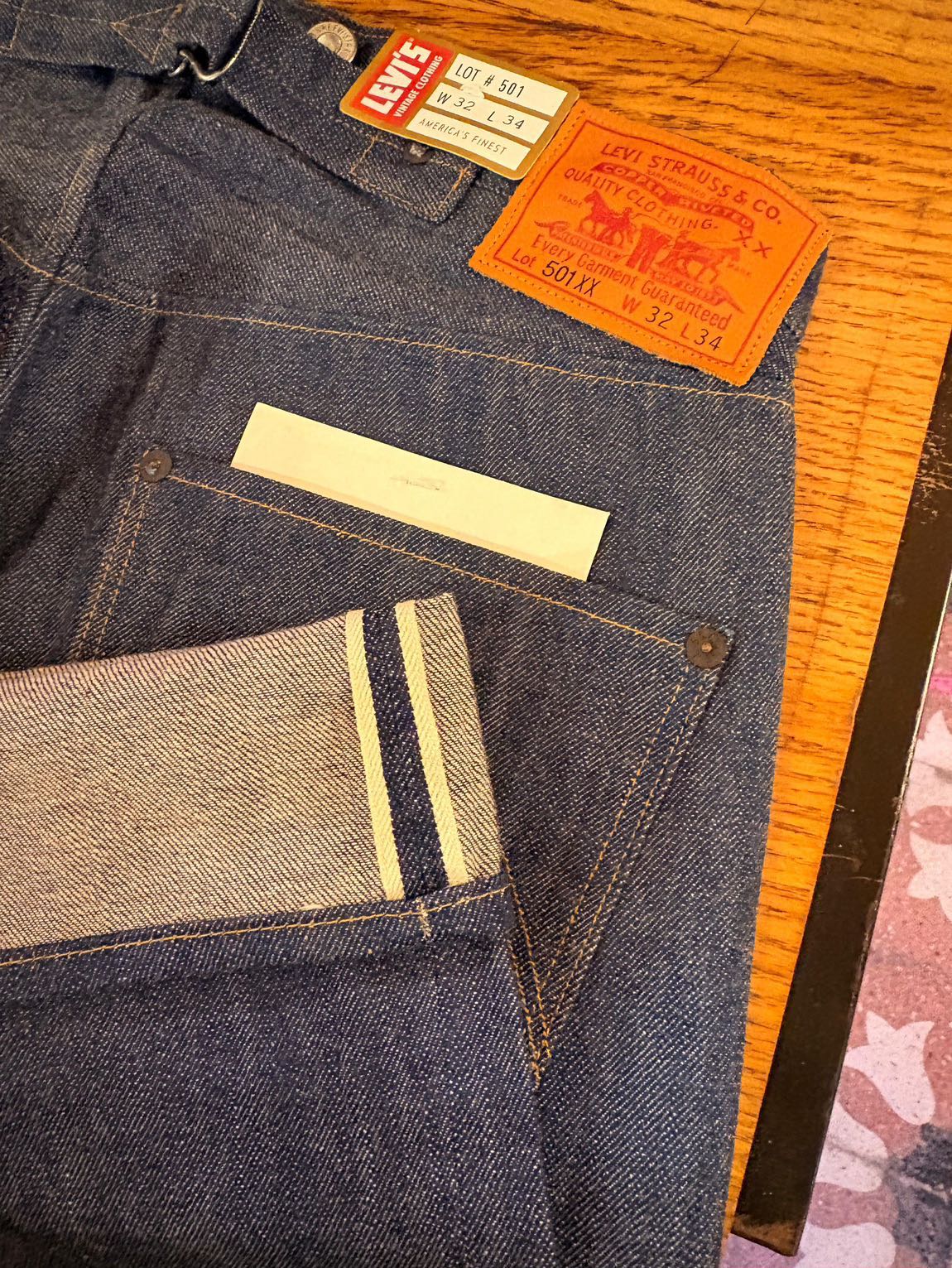 LEVİ’S 501XX 1933 SELVEDGE CİNCH BACK — görsel 4/6