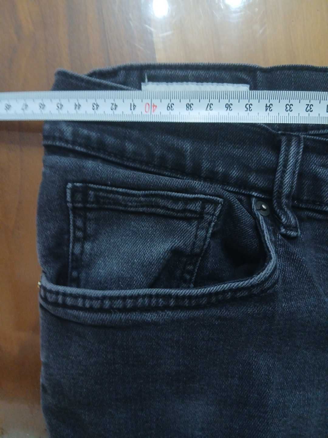 Zara siyah Kot Pantolon — görsel 8/9