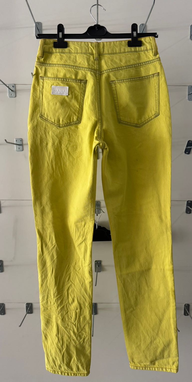 GANNI Swigy Sarı Jean Pantolon — görsel 5/13