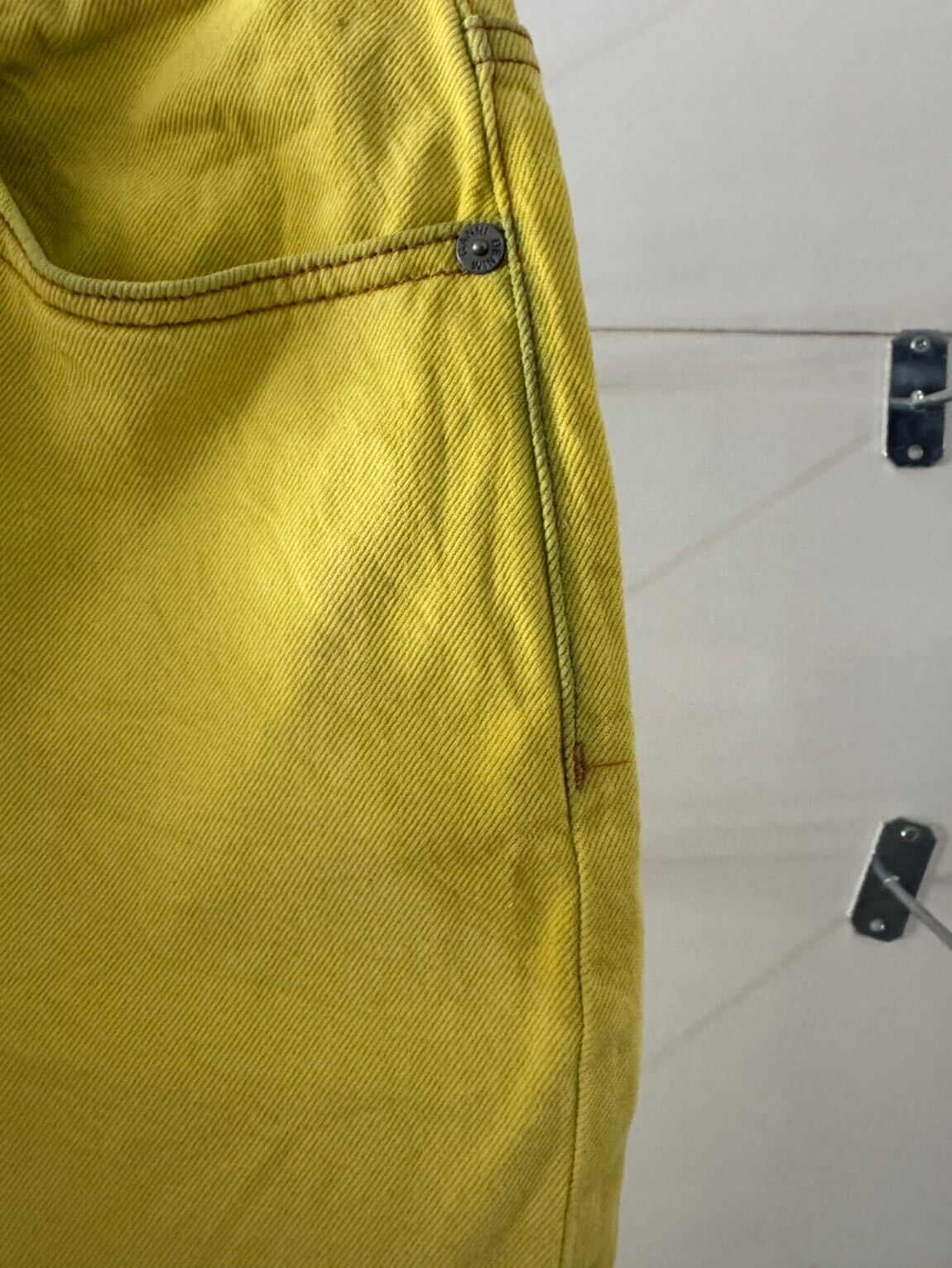 GANNI Swigy Sarı Jean Pantolon — görsel 8/13