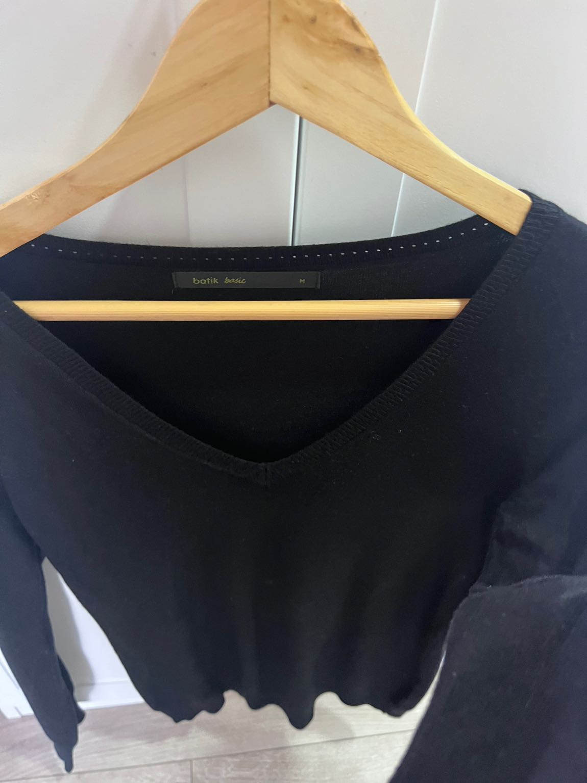Batik Basic M Beden Siyah Kazak — görsel 4/5