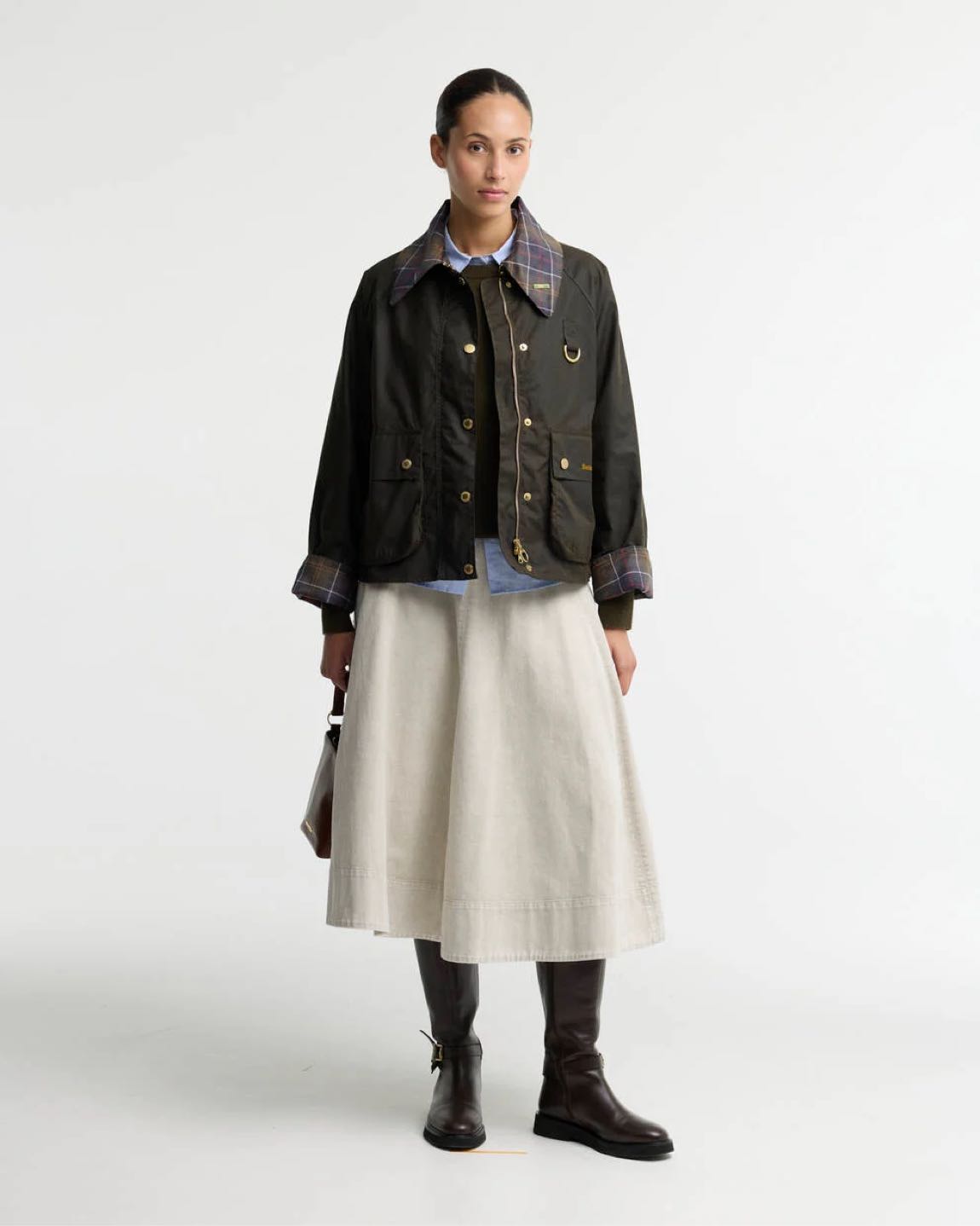 Barbour Icons Tartan Collar Spey Waxed J — görsel 10/11