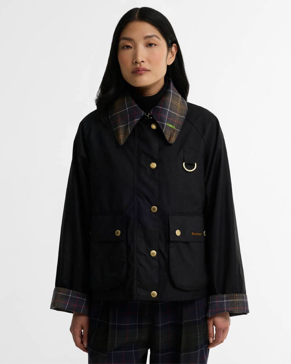 Barbour Icons Tartan Collar Spey Waxed J — görsel 5/11