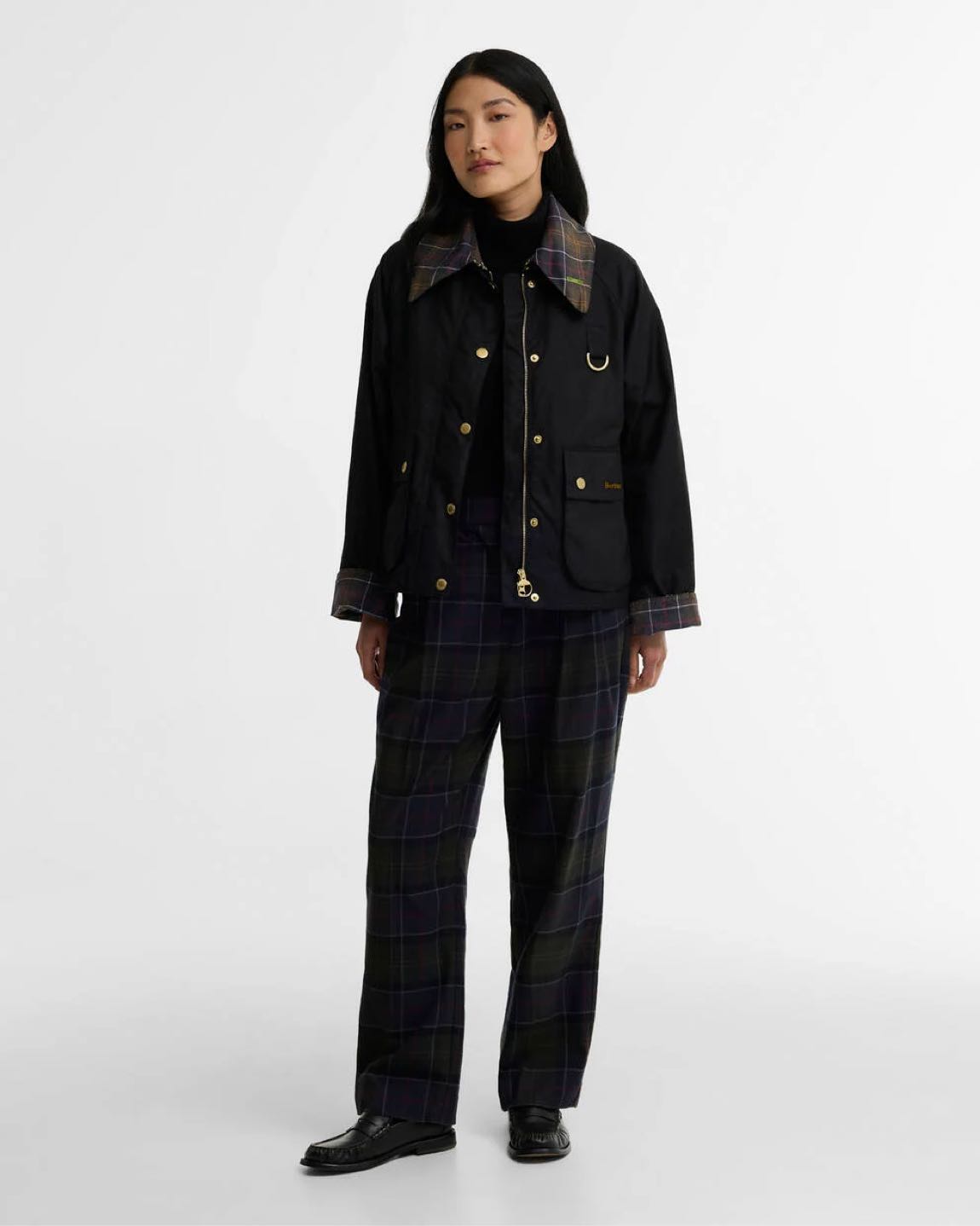 Barbour Icons Tartan Collar Spey Waxed J — görsel 11/11
